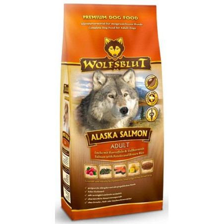 Wolfsblut Dog Alaska Salmon - łosoś i ryż 12,5kg - All4Animals