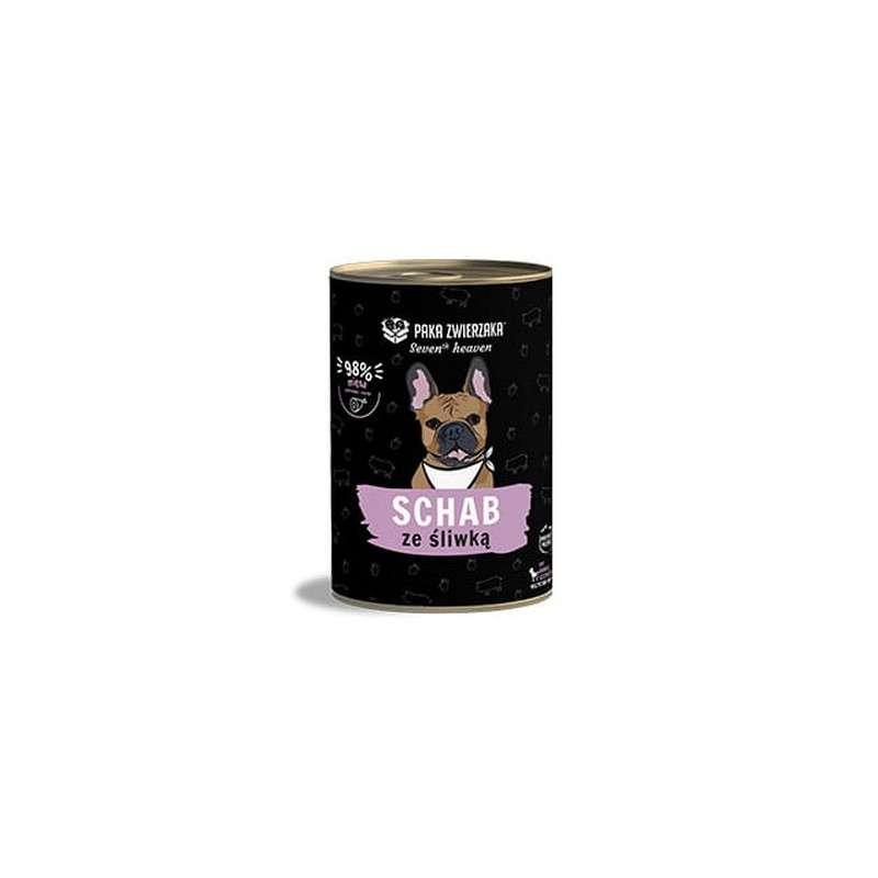 Paka Zwierzaka Seventh Heaven Pork & Plum puszka 400g - All4Animals