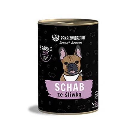 Paka Zwierzaka Seventh Heaven Pork & Plum puszka 400g - All4Animals