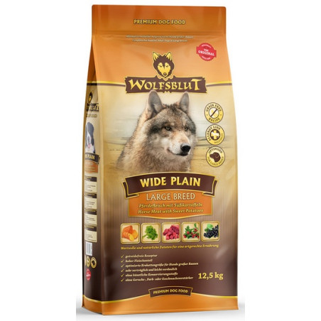 Wolfsblut Dog Wide Plain Large Breed - konina i bataty 12,5kg - All4Animals