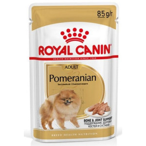 Royal Canin Pomeranian Adult karma mokra dla psów dorosłych rasy szpic miniaturowy, pasztet saszetka 85g - All4Animals