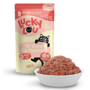 Lucky Lou Lifestage Kitten Drób saszetka 125g - All4Animals