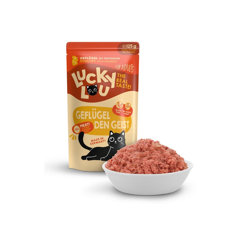 Lucky Lou Lifestage Adult Drób saszetka 125g - All4Animals