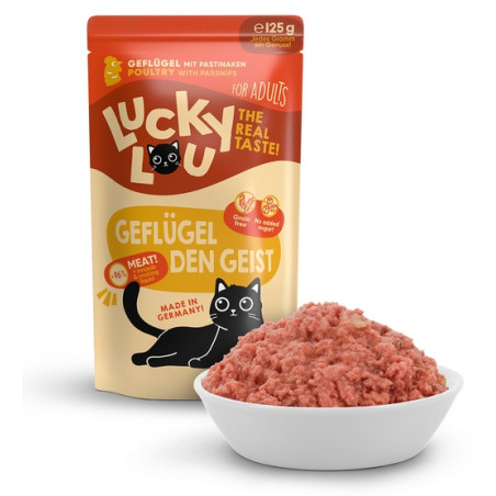 Lucky Lou Lifestage Adult Drób saszetka 125g - All4Animals