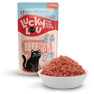 Lucky Lou Lifestage Adult Drób i wołowina saszetka 125g - All4Animals