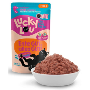 Lucky Lou Lifestage Adult Drób i kaczka saszetka 125g - All4Animals