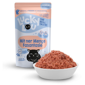 Lucky Lou Lifestage Adult Drób i bażant saszetka 125g - All4Animals