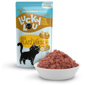 Lucky Lou Lifestage Adult Drób i jeleń saszetka 125g - All4Animals