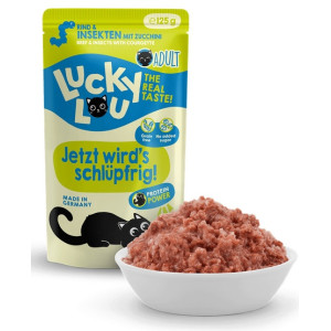 Lucky Lou Lifestage Adult Wołowina i owady saszetka 125g - All4Animals