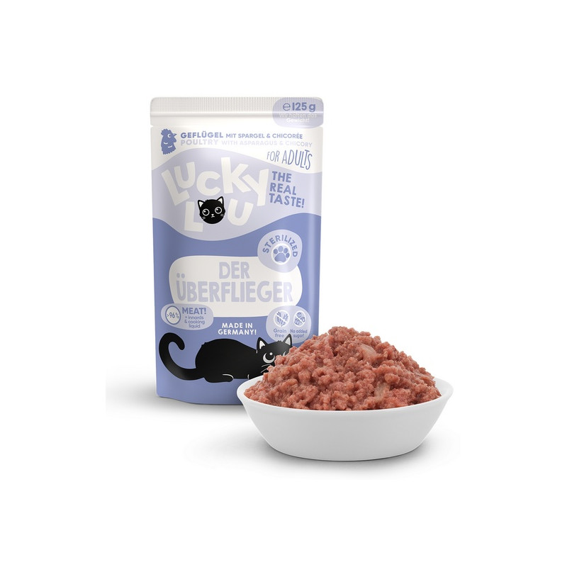 Lucky Lou Lifestage Sterilized Drób saszetka 125g - All4Animals
