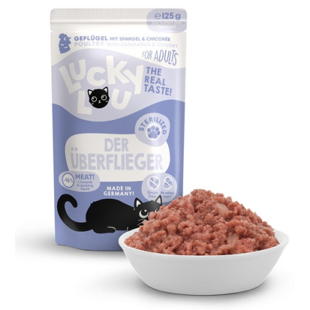 Lucky Lou Lifestage Sterilized Drób saszetka 125g - All4Animals