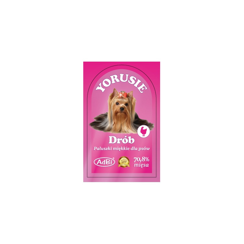 Adbi Yorusie Kabanosy z drobiem 250g - All4Animals