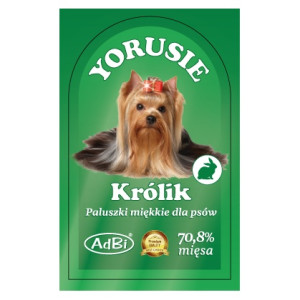 Adbi Yorusie Kabanosy z królikiem 250g - All4Animals
