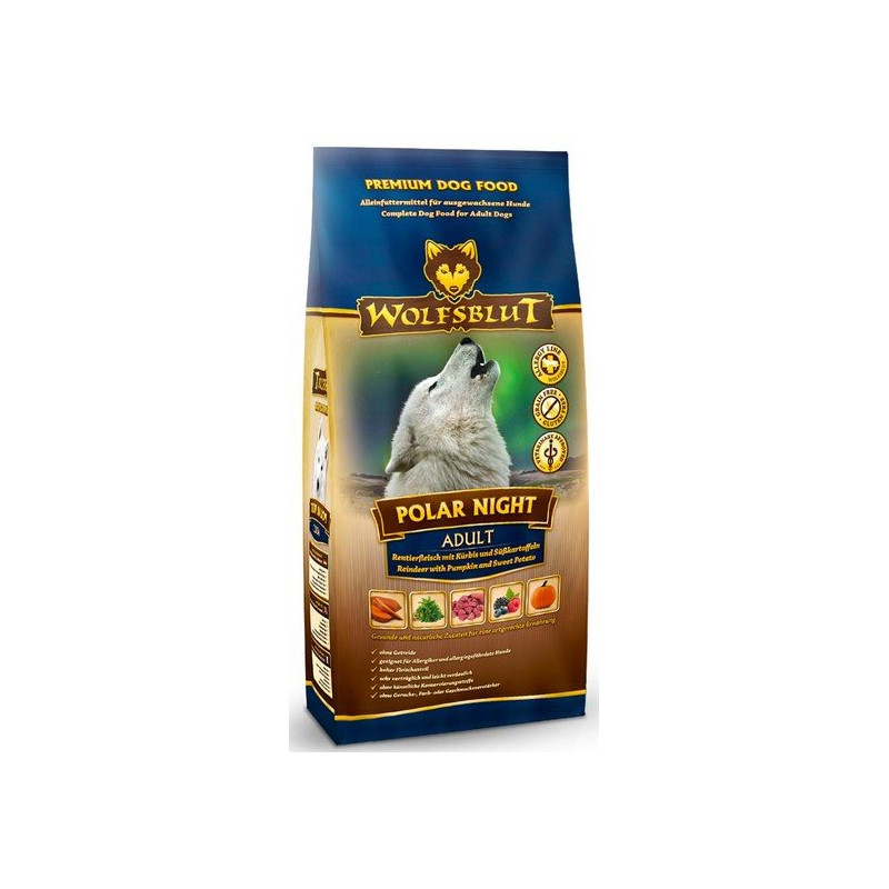 Wolfsblut Dog Polar Night - renifer i bataty 12,5kg - All4Animals