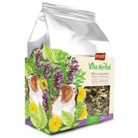 Vitapol Vita Herbal Mix ziolowy dla kawii domowej 150g - All4Animals