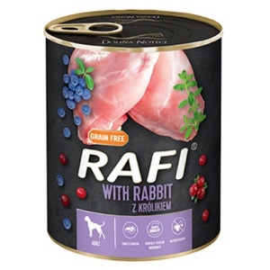 Rafi Pies Królik puszka 800g - All4Animals