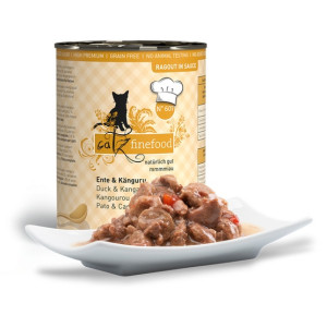 Catz Finefood Ragout N.607 Kaczka i Kangur puszka 380g - All4Animals