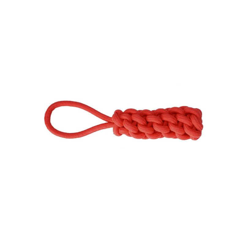Dingo Zabawka dla psa - Kolba z rączką Energy 32cm czerwona - All4Animals