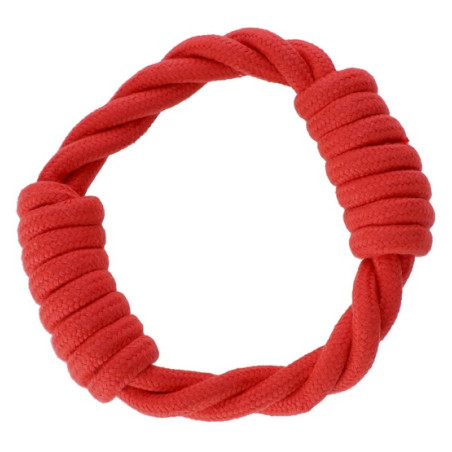 Dingo Zabawka dla psa - Ringo zaplatane Energy 18cm czerwone - All4Animals