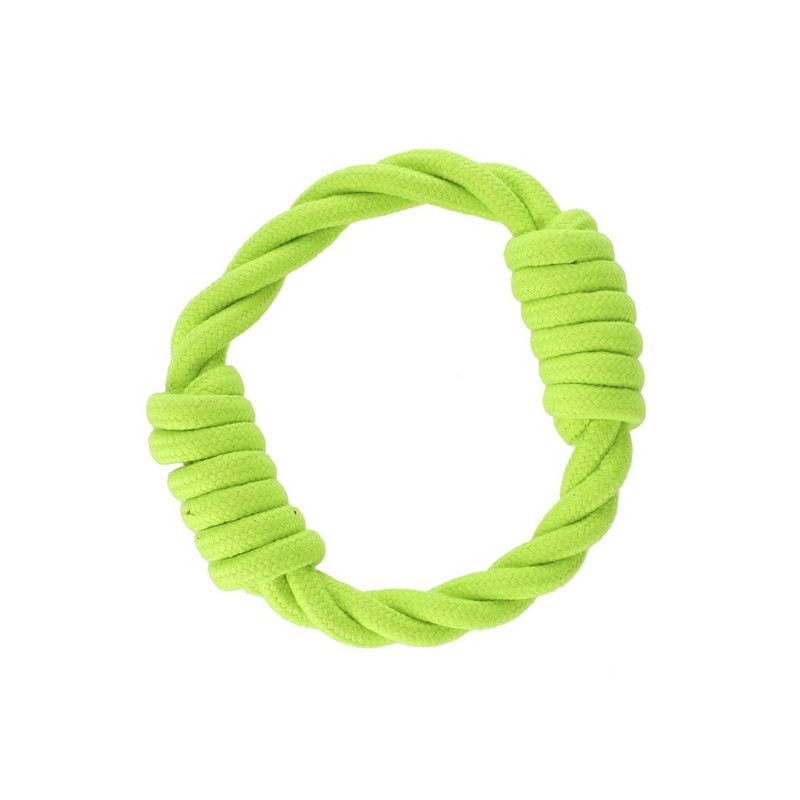 Dingo Zabawka dla psa - Ringo zaplatane Energy 18cm zielone - All4Animals