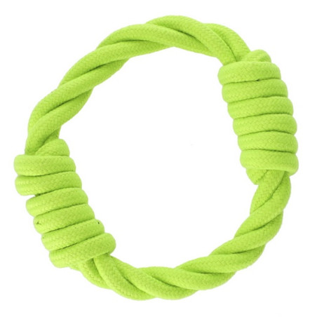 Dingo Zabawka dla psa - Ringo zaplatane Energy 18cm zielone - All4Animals
