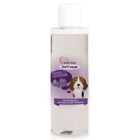 Over Zoo Frutti Power Szampon z geraniolem - przeciwko owadom 200ml - All4Animals