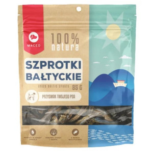 Maced 100% Natura Szprotka bałtycka 85g - All4Animals