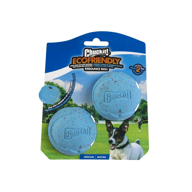 Chuckit! Rebounce Ball Medium 2pak - All4Animals Chuckit! Rebounce Ball Medium 2pak - All4Animals