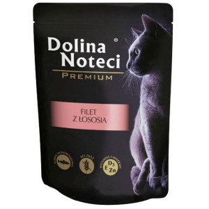 Dolina Noteci Premium Kot Filet z łososia saszetka 85g - All4Animals