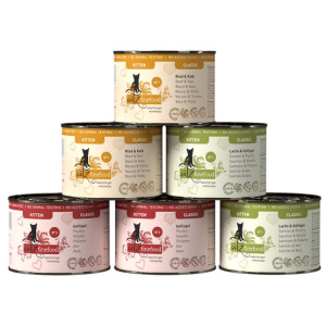 Catz Finefood Classic Kitten Multipack puszki 6x200g - All4Animals