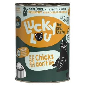 Lucky Lou Lifestage Senior Drób puszka 400g - All4Animals