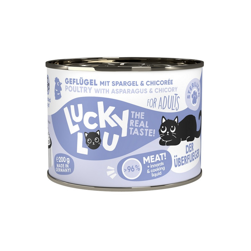 Lucky Lou Lifestage Sterilized Drób puszka 200g - All4Animals