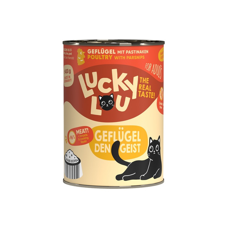 Lucky Lou Lifestage Adult Drób puszka 400g - All4Animals