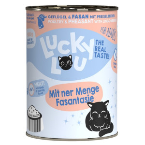 Lucky Lou Lifestage Adult Drób i bażant puszka 400g - All4Animals