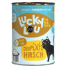 Lucky Lou Lifestage Adult Drób i jeleń puszka 400g - All4Animals
