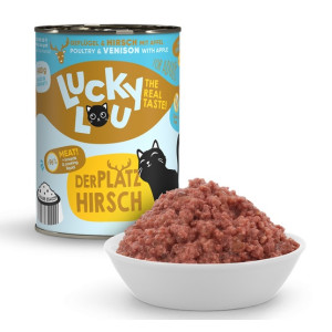 Lucky Lou Lifestage Adult Drób i jeleń puszka 400g - All4Animals