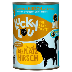 Lucky Lou Lifestage Adult Drób i jeleń puszka 400g - All4Animals