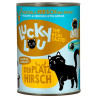 Lucky Lou Lifestage Adult Drób i jeleń puszka 400g - All4Animals