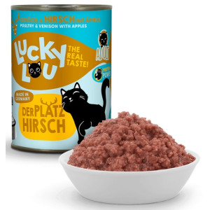 Lucky Lou Lifestage Adult Drób i jeleń puszka 400g - All4Animals