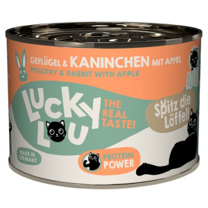 Lucky Lou Lifestage Adult Drób i królik puszka 200g - All4Animals