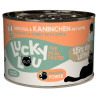 Lucky Lou Lifestage Adult Drób i królik puszka 200g - All4Animals