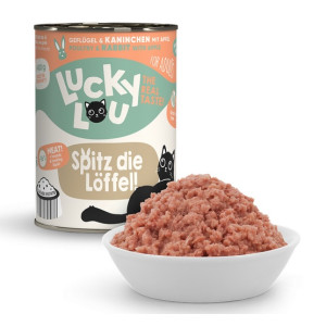 Lucky Lou Lifestage Adult Drób i królik puszka 400g - All4Animals