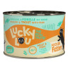 Lucky Lou Lifestage Adult Drób i pstrąg puszka 200g - All4Animals