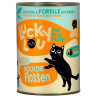 Lucky Lou Lifestage Adult Drób i pstrąg puszka 400g - All4Animals
