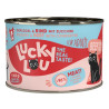 Lucky Lou Lifestage Adult Drób i wołowina puszka 200g - All4Animals