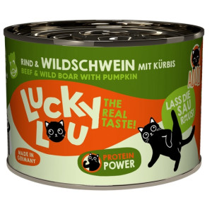 Lucky Lou Lifestage Adult Wołowina i dzik puszka 200g - All4Animals