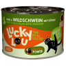 Lucky Lou Lifestage Adult Wołowina i dzik puszka 200g - All4Animals