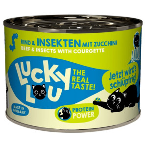 Lucky Lou Lifestage Adult Wołowina i owady puszka 200g - All4Animals