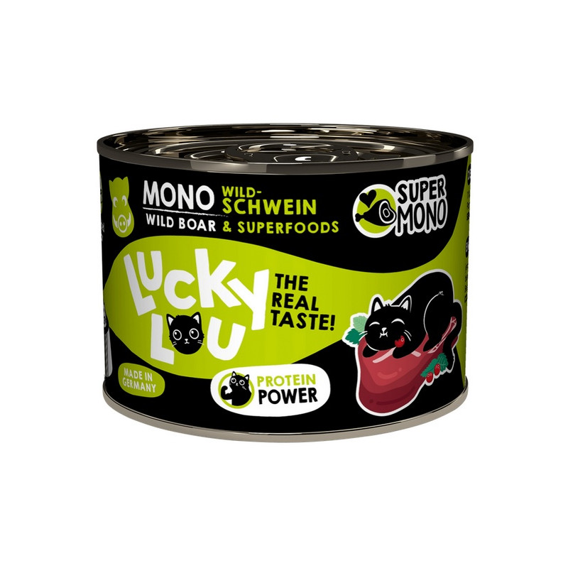 Lucky Lou SuperMono Dzik puszka 200g - All4Animals