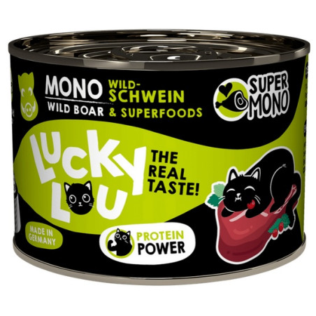 Lucky Lou SuperMono Dzik puszka 200g - All4Animals